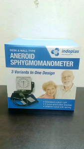 Indoplas Desk And Wall Type Aneroid Sphygmomanometer Blood Pressure Monitor
