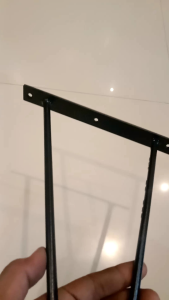 gantungan sangkar burung /pot bunga plat tebal 3 mm besi sni 8 mm.