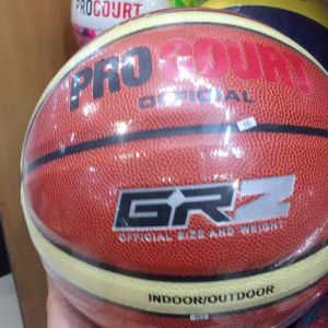 Pro Court Composite Leather Bola Basket GRZ real seperti gambar basket indor qotdoor karet size 7