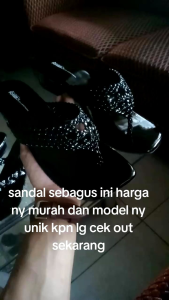MBN SANDAL WANITA HAK-TAHU 3CM & KEPANG Jepit Plong
