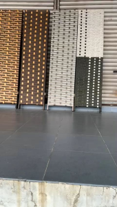 4 Panel Folding Room Divider Screen Removable Storage Shelves Privacy Screen Portable Folding Room Divider4