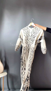 RANIA DRESS TENUN WHITE IVORY COUPLE SET