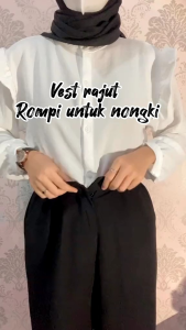 ROMPI VEST RAJUT SHIDOW ST||OUTER KOREAN||CARDIGAN RAJUT