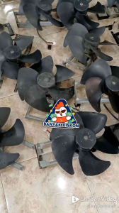 Kipas Angin Blower AC 2½PK: 5 Daun & Tinggal Colokan Siap Pakai