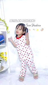 Setelan Panjang Anak Perempuan & Baju Tidur Anak Perempuan 1-6 Tahun