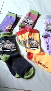 KAOS KAKI ANAK TK SD KARAKTER VIRAL LABUBU KUROMI