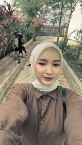 Kemeja Wanita Rayon Twill Basic Polos Clara shirt