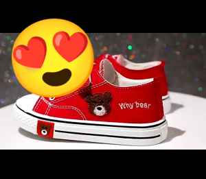 Sepatu Flat & Sneakers Anak Perempuan Warna Hitam Usia 3-8 Tahun