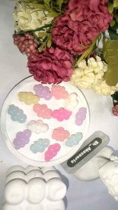 ( 10 pcs ) Manik Manik Kerajinan Tangan Awan Jelly