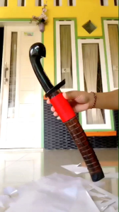 golok baja per asli kayu kombinasi tanduk kerbau super