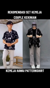 KEMEJA COUPLE PASANGAN PENDEK | M L XL | KEMEJA VINTAGE | KEMEJA PRIA | KEMEJA WANITA cekout 1 dapat 2