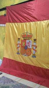 bendera spanyol poliester peles grade A (3m)