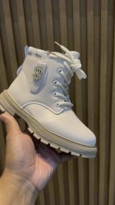 Sepatu boots anak perempuan 26-36 mewah bahan kulit lentur ringan anti licin COD Sepatu Casual Unisex Ukuran 26-36 Ankle Boots Lace-Up Decor Buckle - Lazada