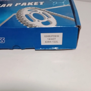Gear Paket Gir Depan Belakang Vixion New & Jupiter MX King 14T - 43T