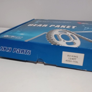 Gearset Gear Paket Kumplit Depan Belakang Rantai RX King