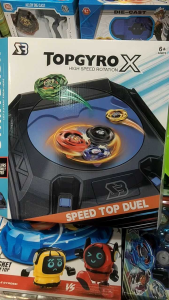 (พร้อมส่ง)สนามเบย์เบลด TOPGYRO X สุ่มลูกข่าง2ลูกในกล่อง ลูกข่าง ของเล่นเด็ก ชุดลูกข่าง เพิ่มความสนุกในการเล่น ของเล่นสําหรับเด็กเเละของขวัญ