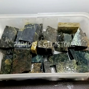 BATU ASLI Bahan Lempengan Akik Badar Besi Hitam Motif Aceh