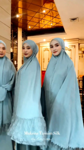 Mukena Tasnim Silk 100%: 3 Style Mukena Dewasa Berkualitas Tinggi