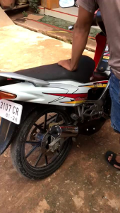 NEW KENALPOT TYPE 3V3 FULL SHIRIP SATRIA HIU/LUMBA R&R RACING EXHAUST.