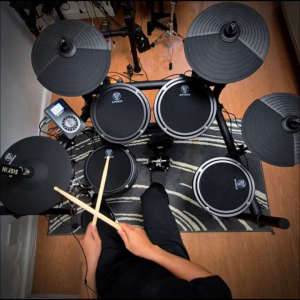E-FORCE EF2 V1 / V2 Electronic Drum Set | Mesh Head E-Drums | F10 Module | SISKIN Philippines