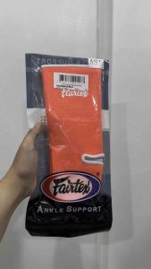 Fairtex AS2 Muay Thai Ankle Support Ankle Guard Elastic Sock Type Adult Free Size Pair