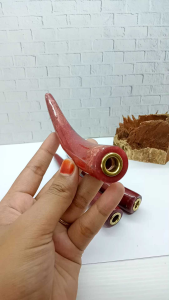 Pipa Klokotan Batu Marjan Merah Asli & Original H520