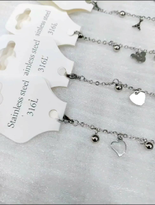 Gelang Tangan Titanium awet/tidak pudar/ tidak bikin alergi garansi karat setahun