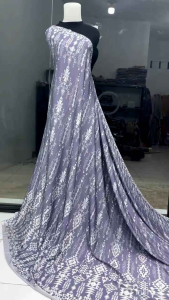 BARU kain ARM silk motif etnik shine | motif batik murah