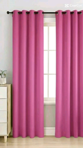 GROOMET Ring Curtain 6FT/7FT Sizes Mocha Cream Gray Brown Curtain
