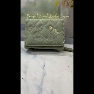 COD DOMPET WANITA KECIL LIPAT KARTU SUSUN RESLETING FOREVER YOUNG KARTU
