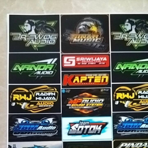 STIKER AUDIO | STIKER SOUND SYSTEM VINYL | STIKER AUDIO ANTI AIR | STIKER VINYL STIKER AUDIO | STIKER BAHAN VINYL