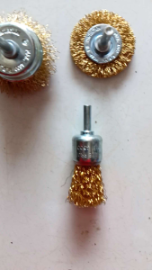 Sikat Mangkok Mini HASSTON Set 3 Pcs Mata Bor Sikat Kawat 3450-101