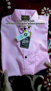 PAKET 2 PCS CUMA 70RIBU KEMEJA PRIA POLOS LENGAN PANJANG