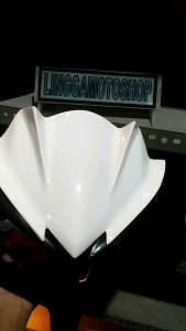 VISOR YAMAHA NEW JUPITER Z115 KARBURATOR ( ROBOT ) * panel depan variasi tutup lampu