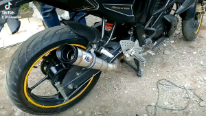 Knalpot Racing M4 Black Doff Slincer & Bonus Braket Klam