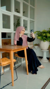 Hijab Arrafi jilbab kerudung Khimar jumbo non pet Arrafi 690 Khimar jumbo terbaru