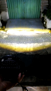 headlamp daymaker 7 inch casing almunium set dudukan lampu rx king vixion ninja scorpio cb tiger dll / lampu depan daymaker 7 in 9led original