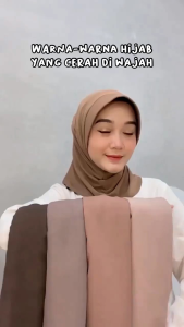 Part 2 Hijab segi empat Bella Square Premium Polycatun