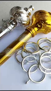 Promo batang gorden rollet ulir fullset untuk gorden smokring dan plisket menggunakan cincin