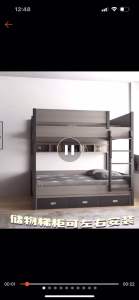 Pre-order childrens theme bunk bed with storage childrens bed boy girl solid wood single bed push and pull bed childrens room