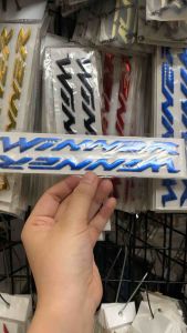 Bộ tem nổi Winner màu xanh dương bóng hàng nhập Thái Lan chất lượng cao dành trang trí riêng cho dòng xe này tem nổi màu sắc cực đẹp và bền giá bán cực tốt bán lẻ như bán sỉ