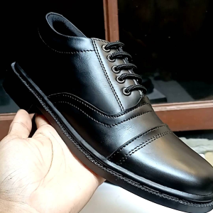 KHABITTA sepatu pdh formal tni polri security bahan kulit