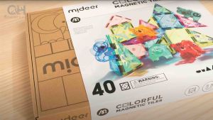 Comfort and Hugs x MIDEER Authentic Magnetic Tiles 60 100 PCS / Marble Run 100 PCS/ Animal Theme 40 PCS Educational Toys