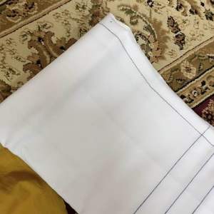 Kain pelikat mangga all whiteAda jalur di belakang (putih semua)