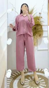 One Set New Model Matt Crinkle Airflow Busui Friendly Kancing Aksen Saku Samping