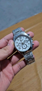 Jam Tangan Pasangan Pria Wanita Rantai Stainless Steel Anti Air [ BISA COD ] / Jam Tangan COUPLE Kekinia Korea Style