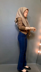 Celana Cutbray Jeans Wanita Kekinian - Highwaist Jeans Cutbray Loose Premium Terlaris Vol.2