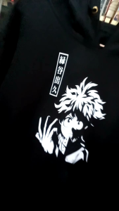 Sweater Hoodie Anime Boku No Hero Izuku Midoriya Fleece Pria Wanita M-XXL