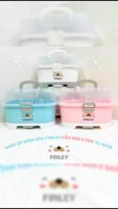 Khay úp bình sữa 2 van thoát khi có nắp đậy khay úp bình gấu Boo Finley