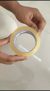 PROMO MPI BOGOR - Lakban Rajawali Bening - Coklat 45 mm X 100 Yard - Lakban Super Kuat